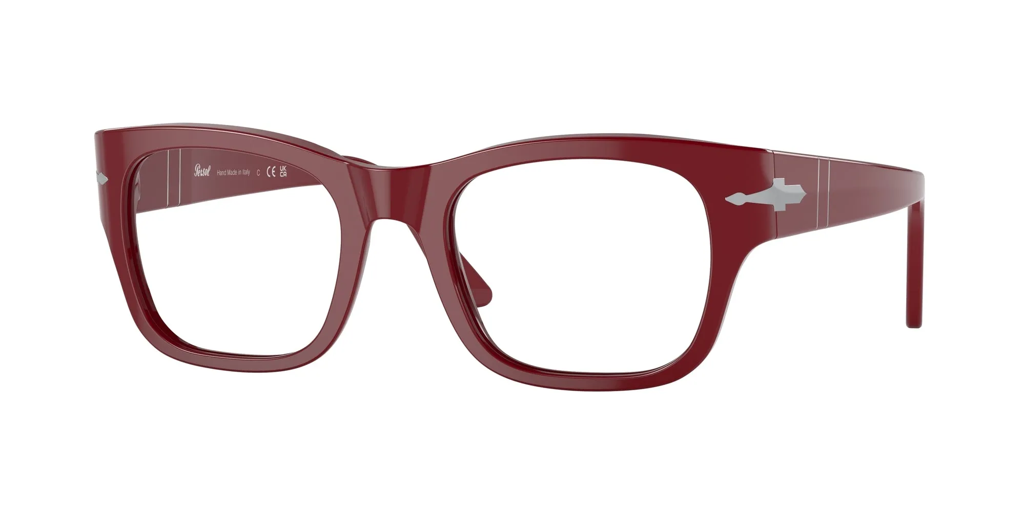 Persol PO3297V 1172 Montature da vista Plastica Bordeaux Squadrata - immagine 1