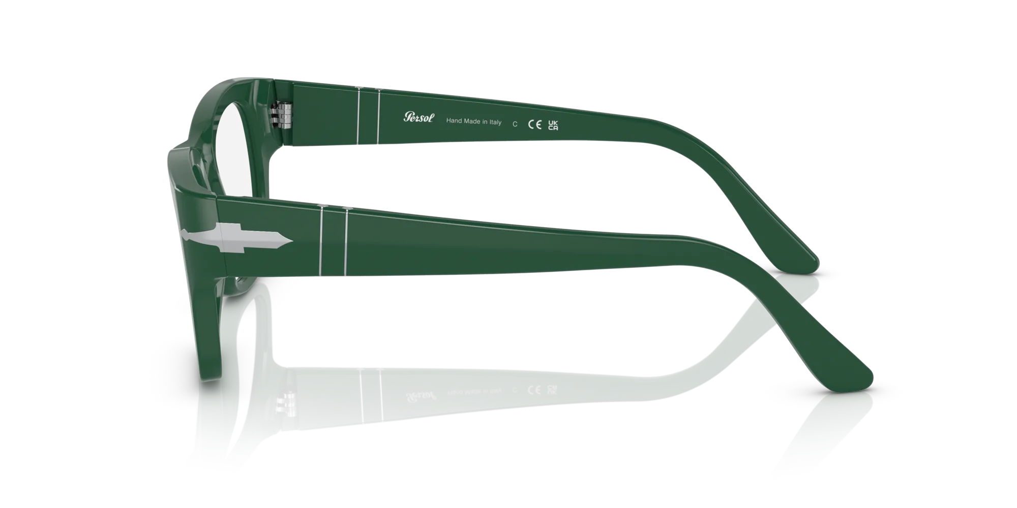 Persol PO3297V 1171 Montature da vista Plastica Verde Squadrata - immagine 4
