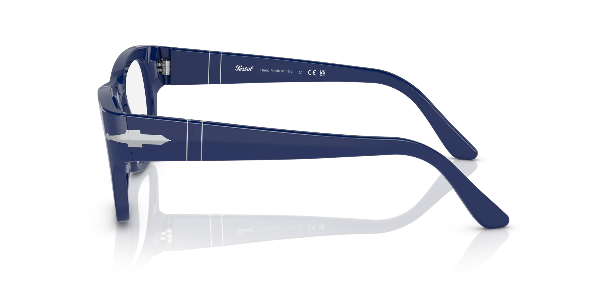 Persol PO3297V 1170 Montature da vista Acetato Blu Trasparente Squadrata Normale - immagine 4