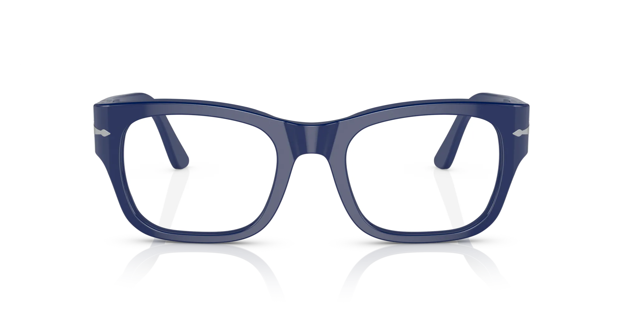 Persol PO3297V 1170 Montature da vista Acetato Blu Trasparente Squadrata Normale - immagine 3