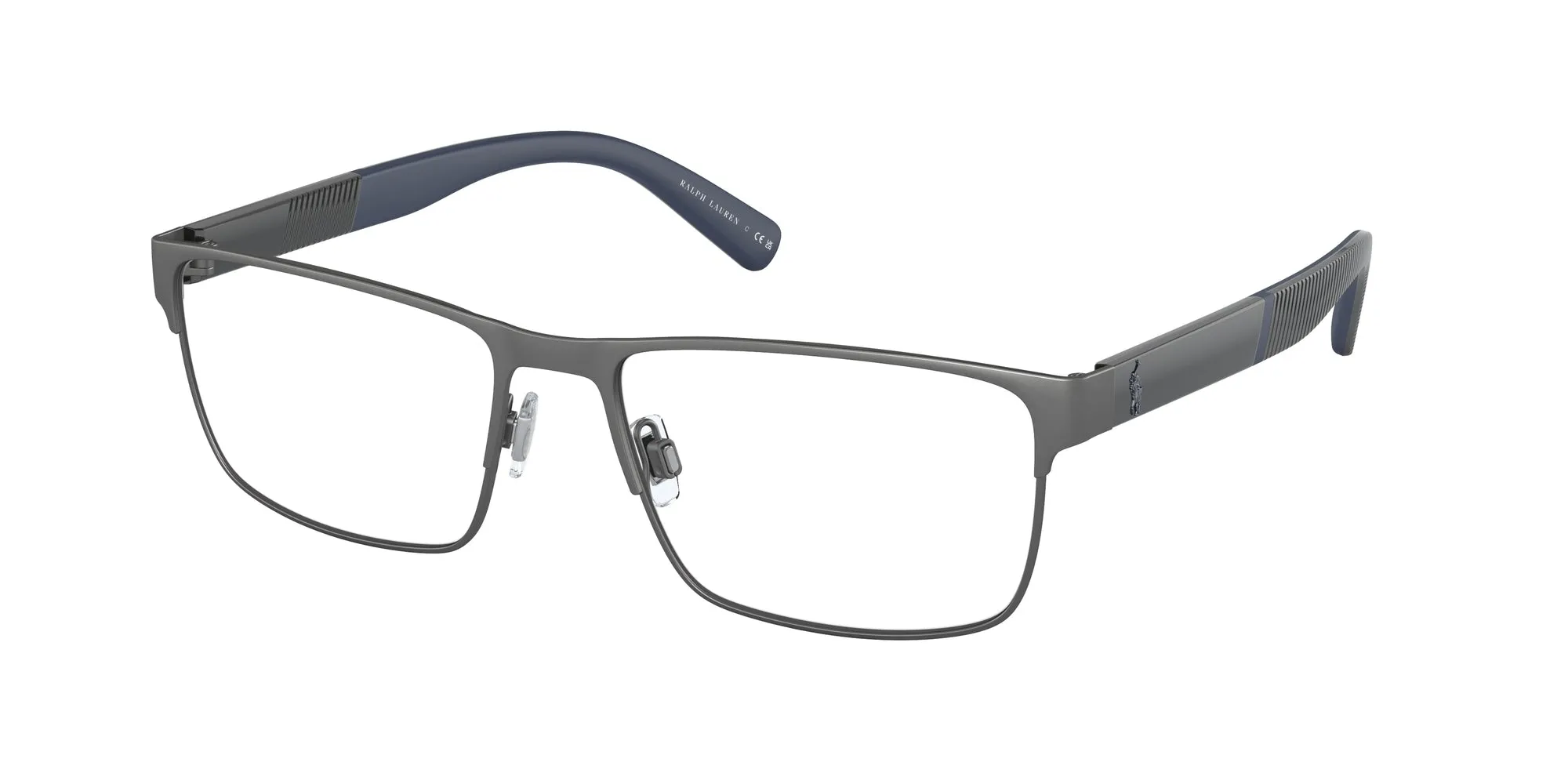 Polo Ralph Lauren PH1215 9307 Montature da vista Metallo Canna di fucile Squadrata - immagine 1
