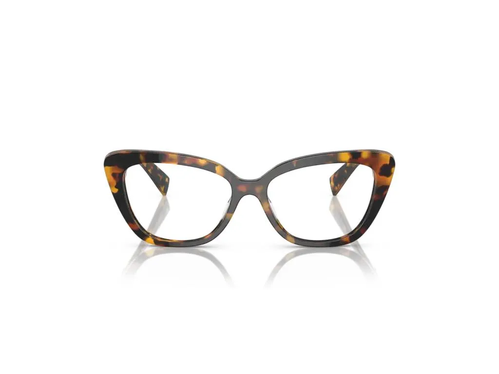 Miu Miu MU 05VV VAU1O1 Montature da vista Acetato Tartaruga Cat Eye Normale - immagine 2