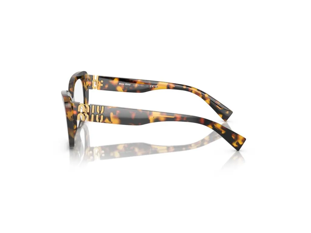 Miu Miu MU 05VV VAU1O1 Montature da vista Acetato Tartaruga Trasparente Cat Eye Normale - immagine 3
