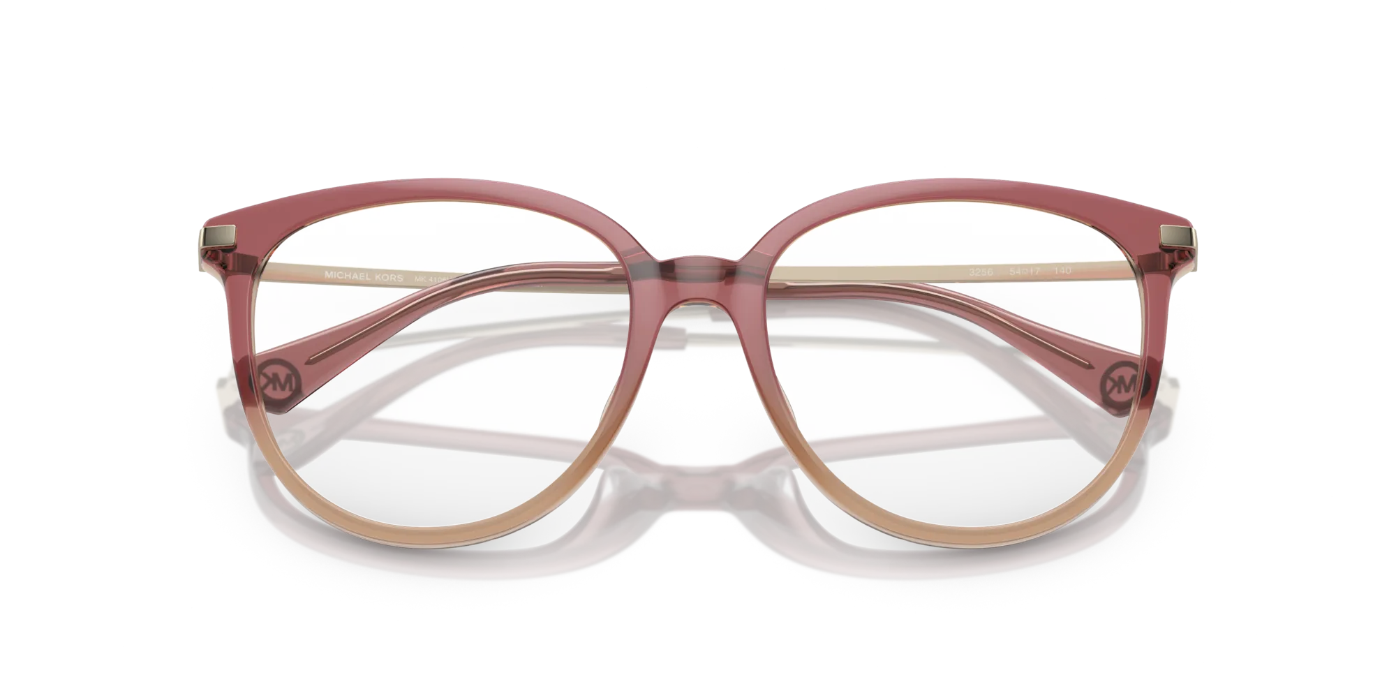 Michael Kors MK4106U WESTPORT 3256 Montature da vista Iniettato Rosa Rotonda Normale - immagine 2