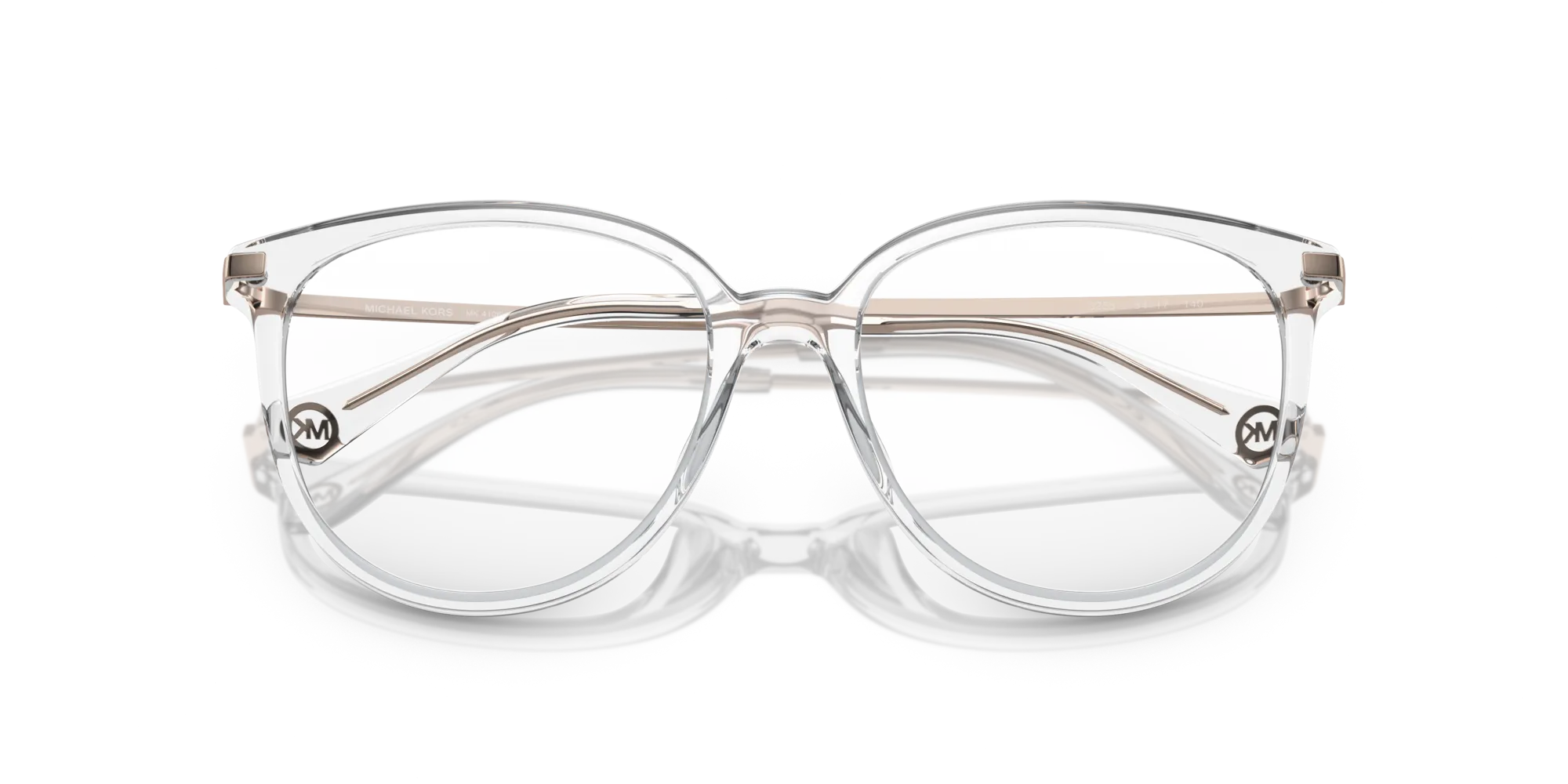Michael Kors MK4106U WESTPORT 3255 Montature da vista Iniettato Trasparente Rotonda Normale - immagine 2