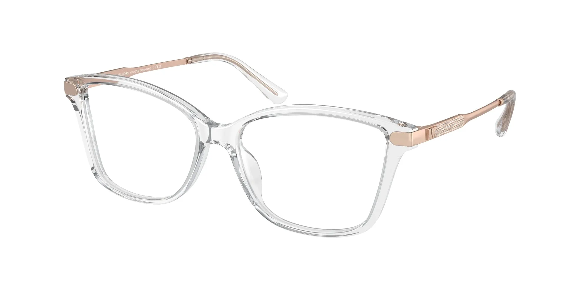 Michael Kors MK4105BU GEORGETOWN 3999 Montature da vista Acetato Trasparente Farfalla Normale - immagine 1