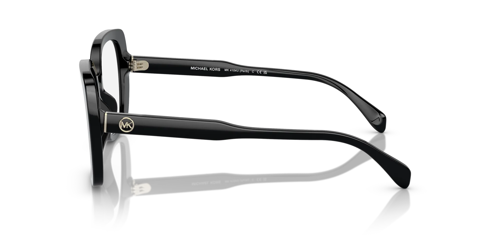 Michael Kors MK4104U PERTH 3005 Montature da vista Acetato Nero Squadrata Normale - immagine 4