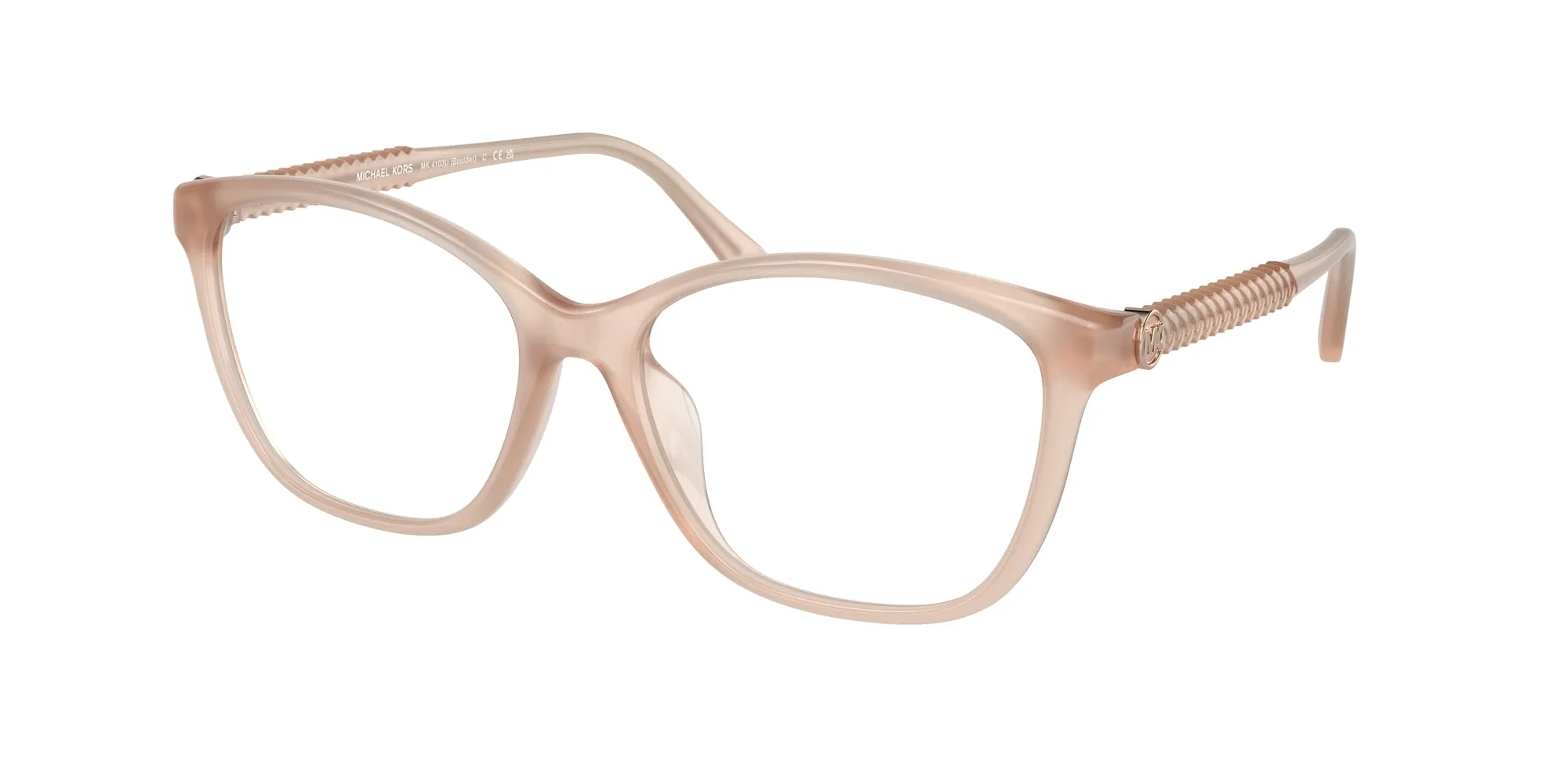Michael Kors MK4103U BOULDER 3449 Montature da vista Iniettato Rosa Squadrata Normale - immagine 1