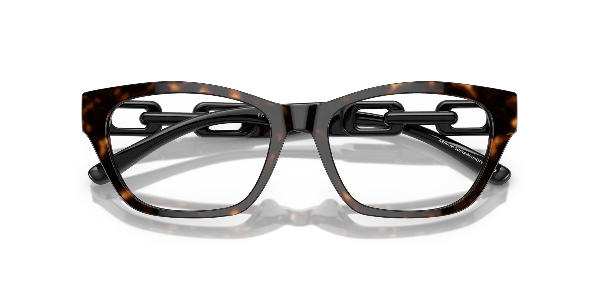 Emporio Armani EA3223U 5026 Montature da vista Acetato Tartaruga Cat Eye Normale - immagine 2