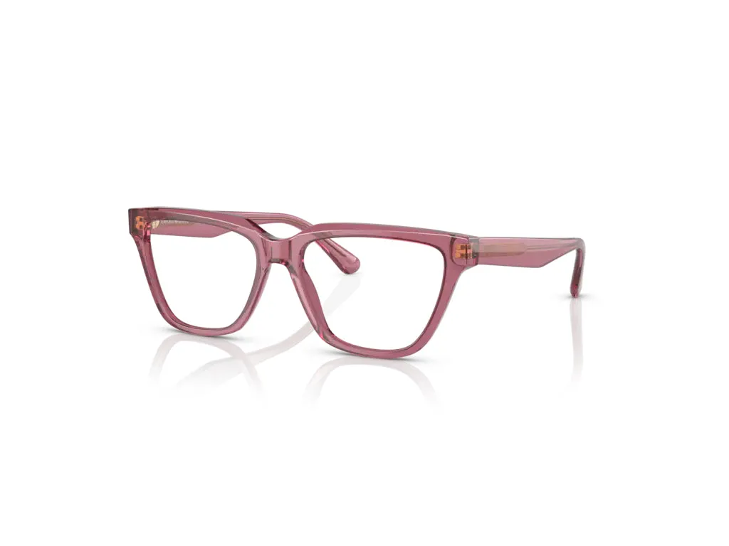 Emporio Armani EA3208 5544 Montature da vista Acetato Rosa Trasparente Cat Eye Normale - immagine 1