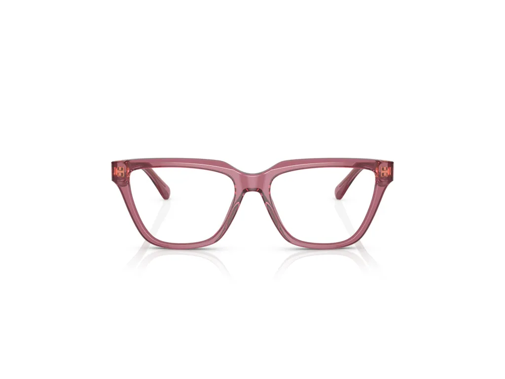 Emporio Armani EA3208 5544 Montature da vista Acetato Rosa Trasparente Cat Eye Normale - immagine 2