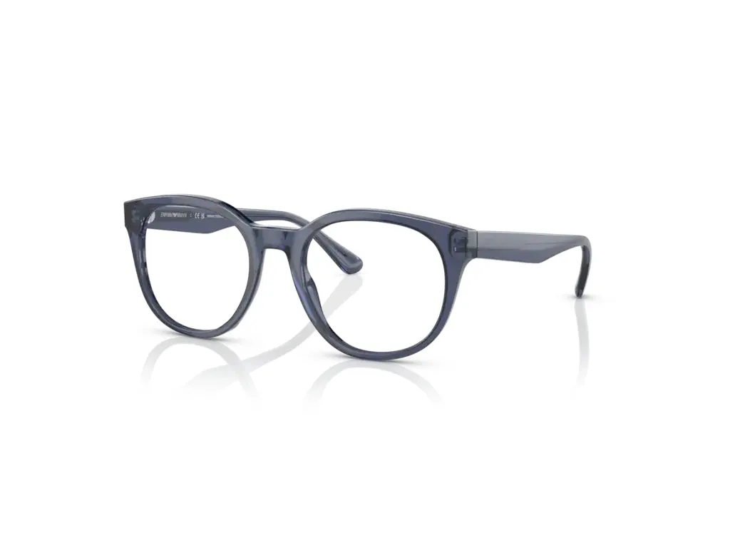 Emporio Armani EA3207 5072 Montature da vista Plastica Trasparente blu Pantos - immagine 1