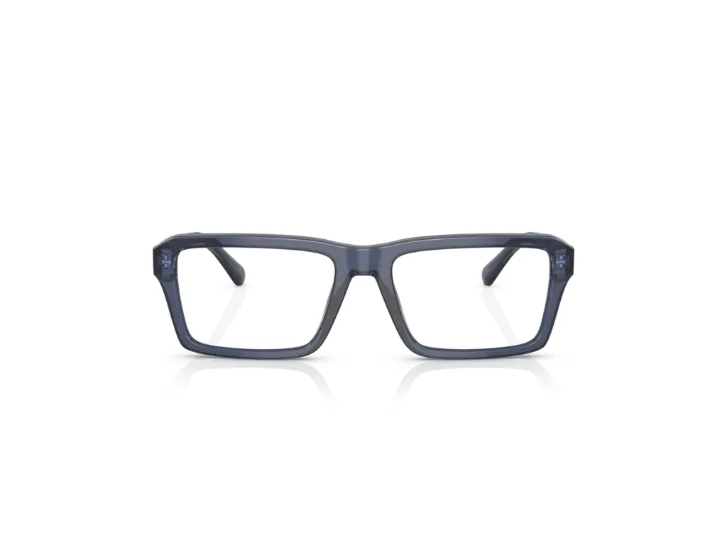 Emporio Armani EA3206 5072 Montature da vista Plastica Trasparente blu Squadrata - immagine 2