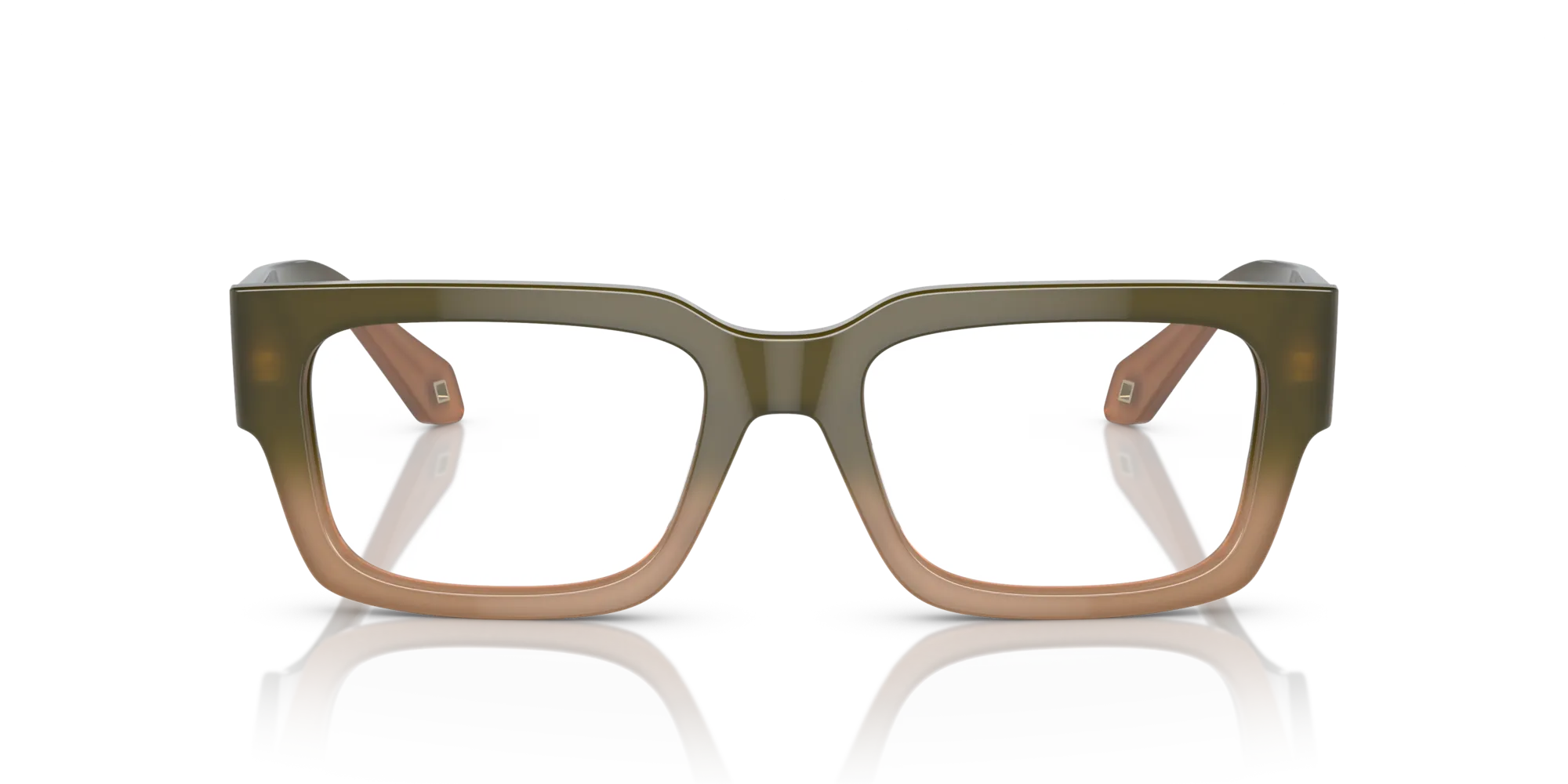 Giorgio Armani AR7243U 5982 Montature da vista Acetato Verde Squadrata Normale - immagine 3