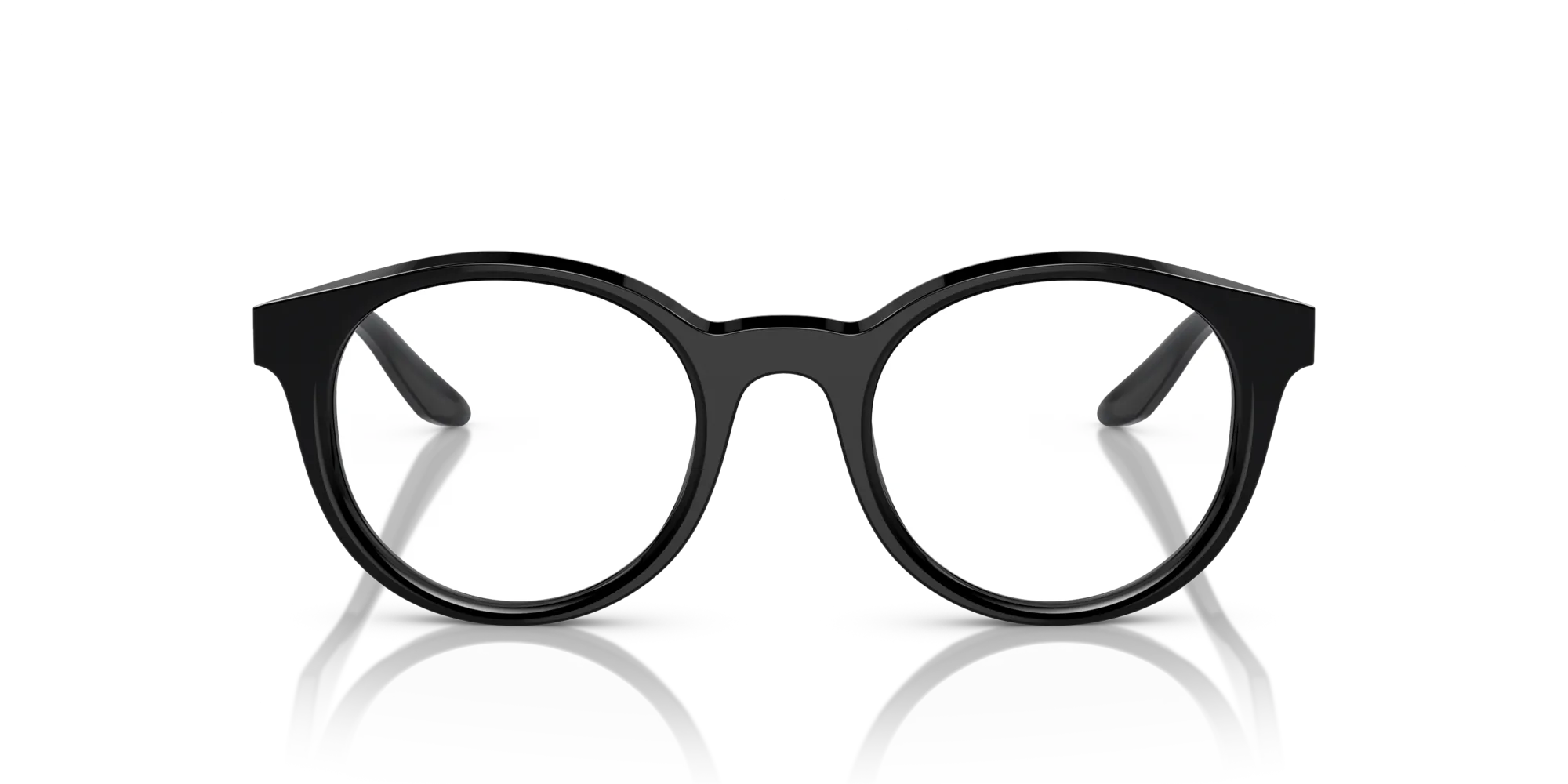 Giorgio Armani AR7239 5875 Montature da vista Acetato Nero Trasparente Pantos Normale - immagine 3