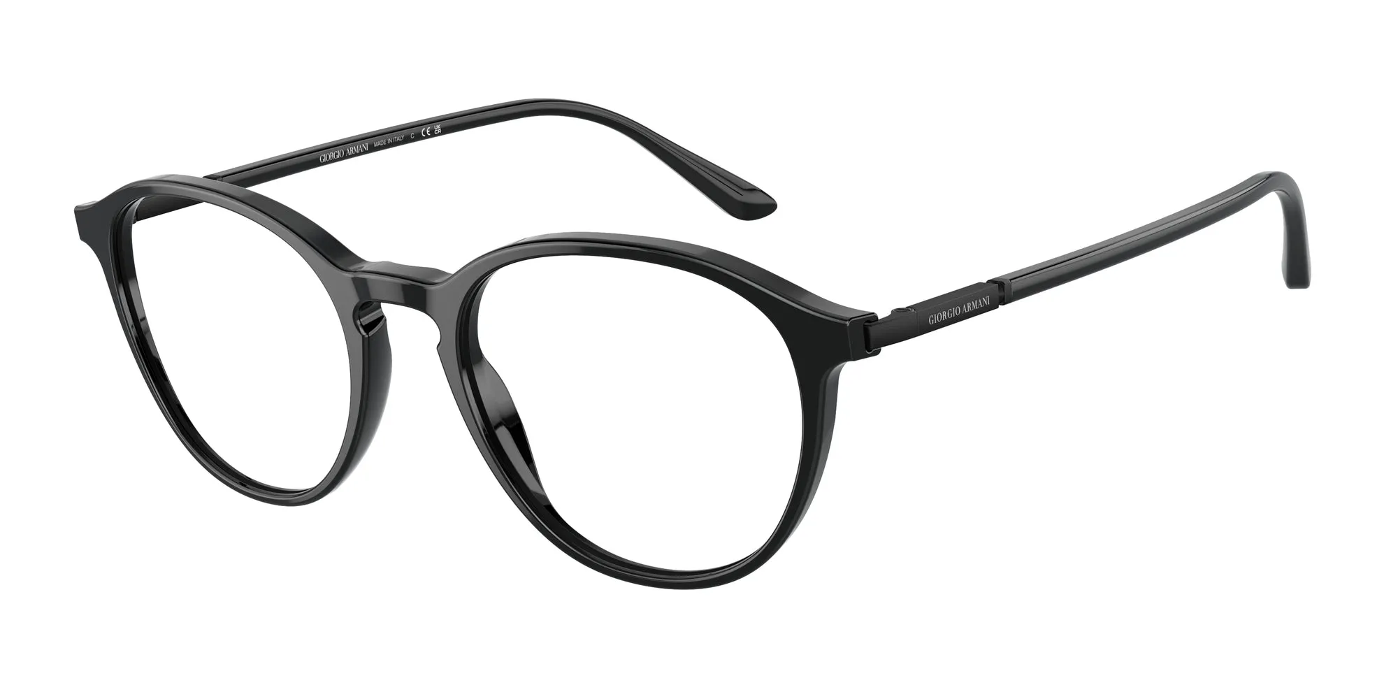 Giorgio Armani AR7237 5001 Montature da vista Acetato Nero Pantos Normale - immagine 1