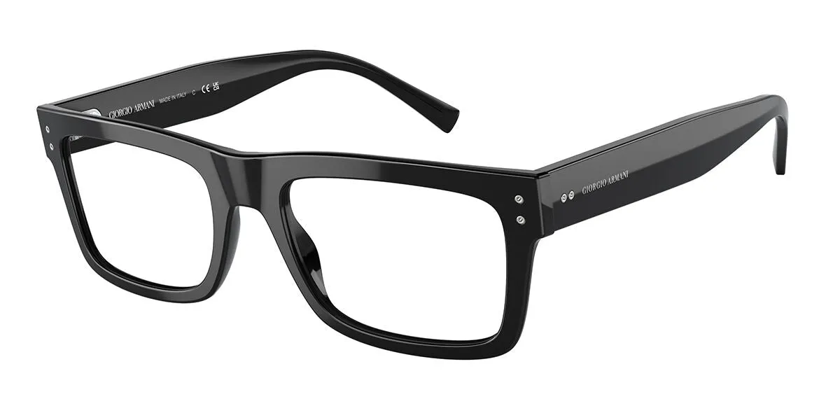 Giorgio Armani AR7232 5001 Montature da vista Acetato Nero Trasparente Squadrata Normale - immagine 1