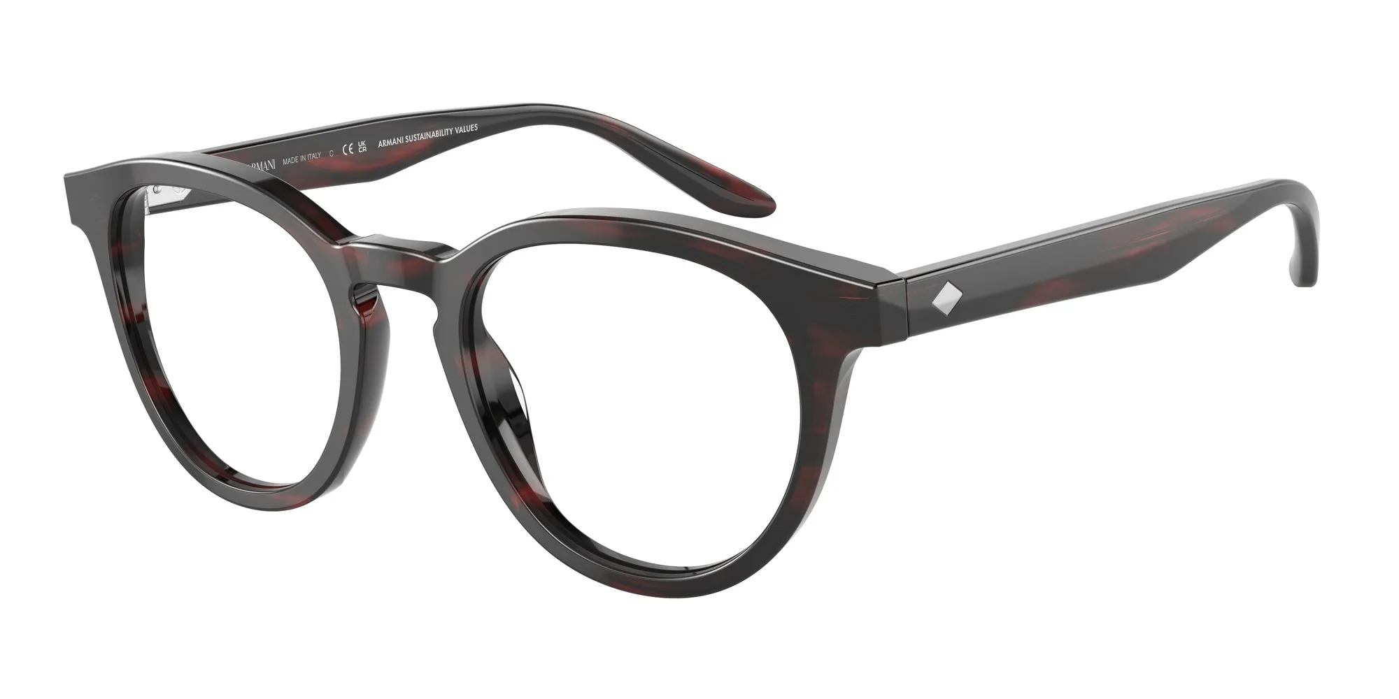 Giorgio Armani AR7227 5963 Montature da vista Acetato Tartaruga Pantos Normale - immagine 1