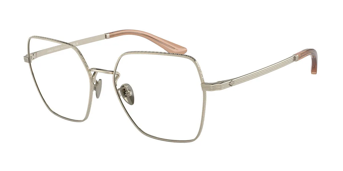 Giorgio Armani AR5129 3013 Montature da vista Acciaio Oro Trasparente Squadrata Normale - immagine 1
