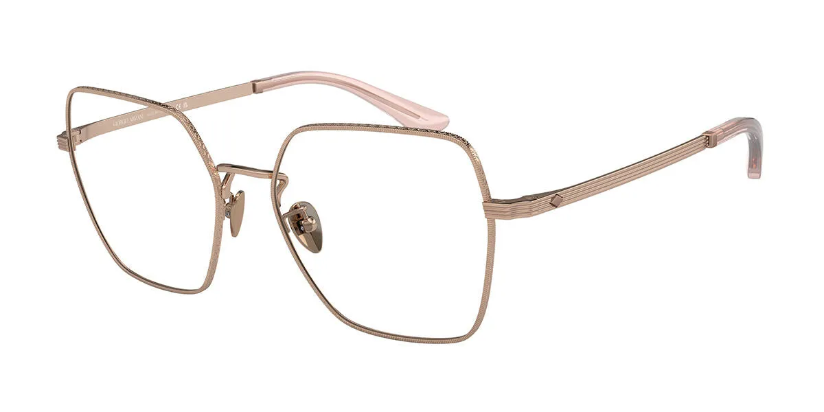 Giorgio Armani AR5129 3011 Montature da vista Acciaio Oro Trasparente Squadrata Normale - immagine 1