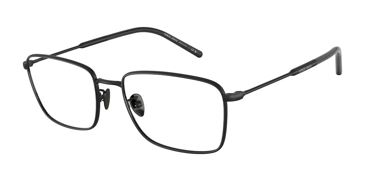 Giorgio Armani AR5127J 3001 Montature da vista Acciaio Nero Trasparente Squadrata Normale - immagine 1