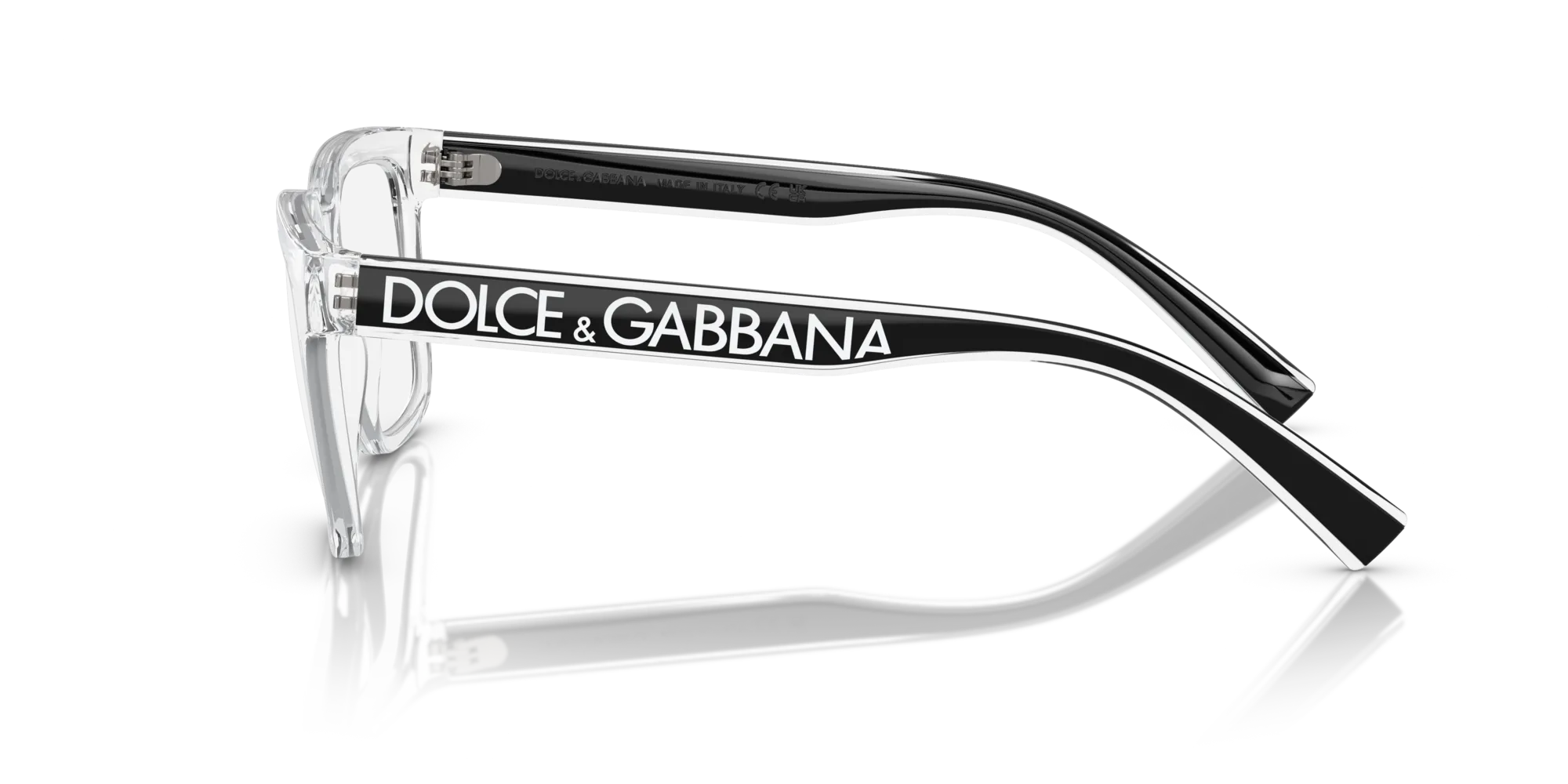 Dolce & Gabbana DG5101 3133 Montature da vista Nylon Trasparente Squadrata Normale - immagine 4