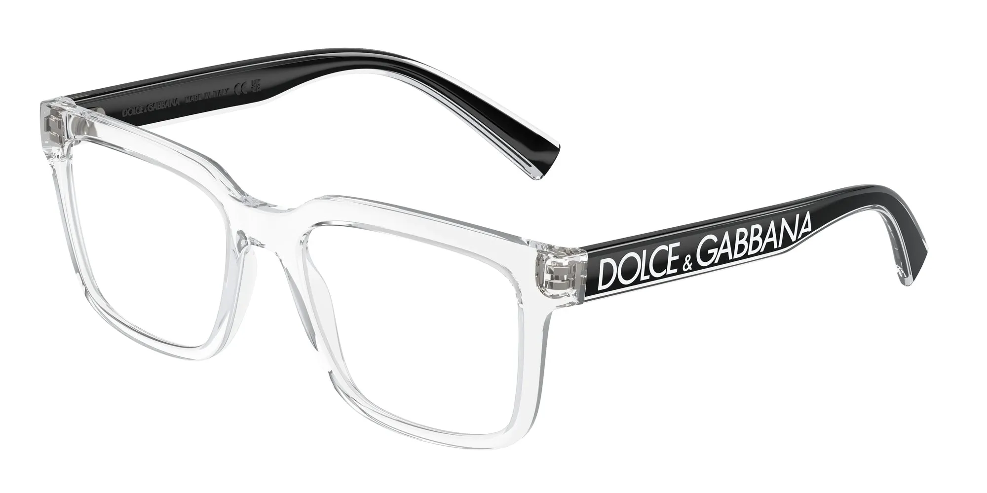 Dolce & Gabbana DG5101 3133 Montature da vista Nylon Trasparente Squadrata Normale - immagine 1