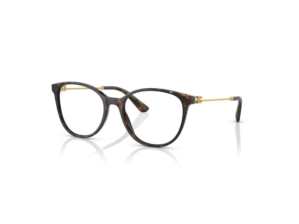 Dolce & Gabbana DG3363 502 Montature da vista Acetato Tartaruga Farfalla Normale - immagine 1