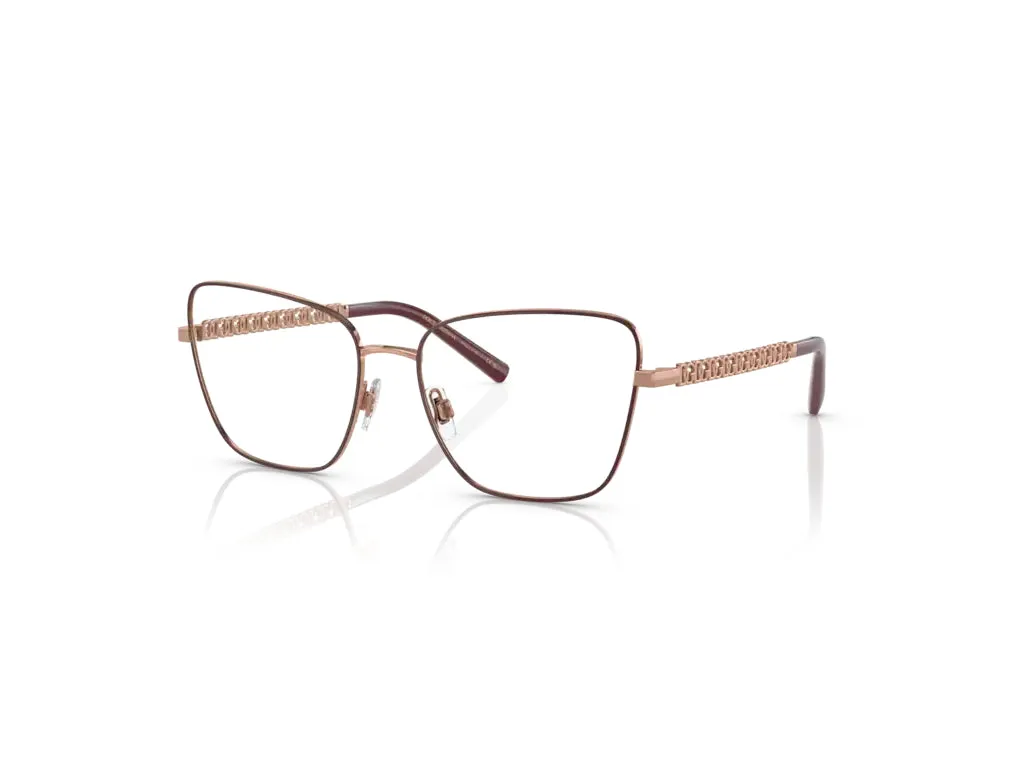 Dolce & Gabbana DG1346 1333 Montature da vista Acciaio Rosa Trasparente Farfalla Normale - immagine 1