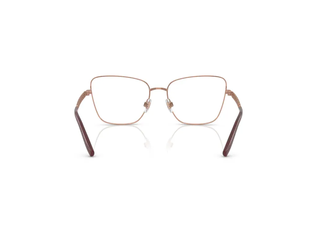 Dolce & Gabbana DG1346 1333 Montature da vista Acciaio Rosa Trasparente Farfalla Normale - immagine 4