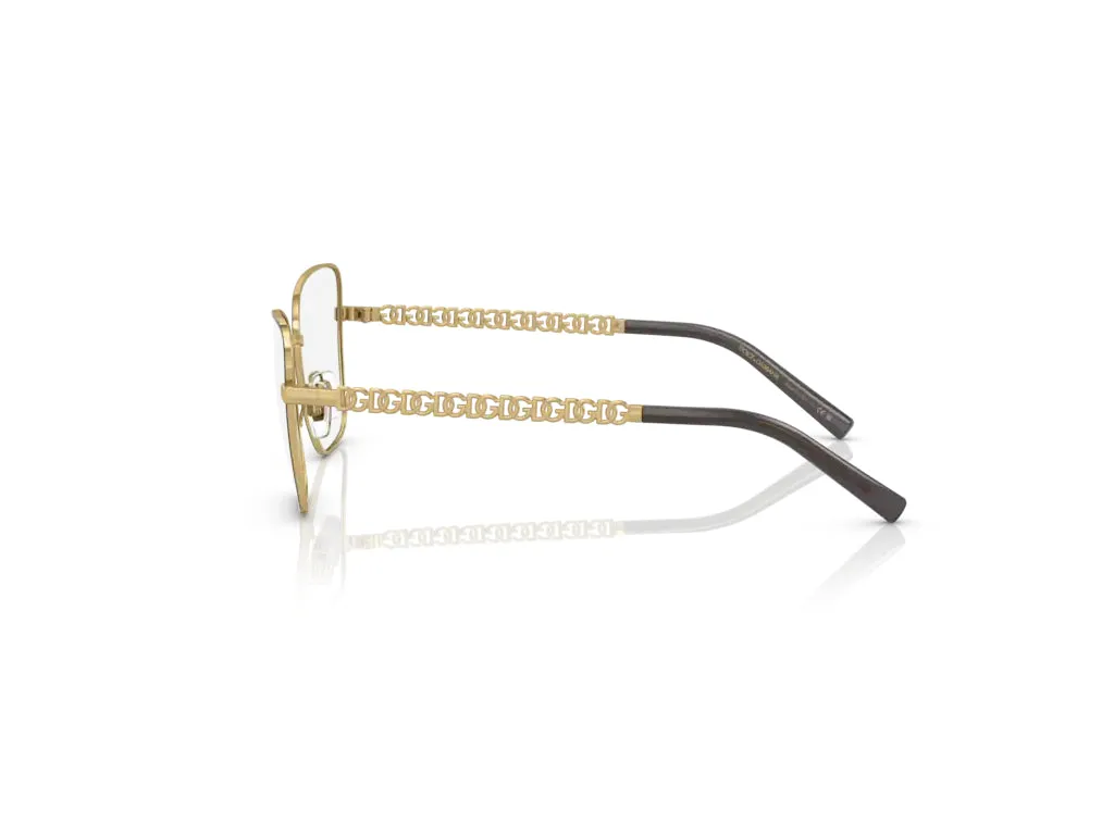 Dolce & Gabbana DG1346 1311 Montature da vista Acciaio Oro Farfalla Normale - immagine 3