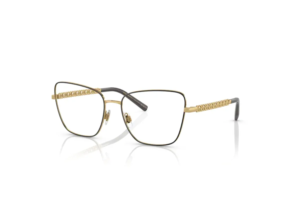 Dolce & Gabbana DG1346 1311 Montature da vista Acciaio Oro Trasparente Farfalla Normale - immagine 1