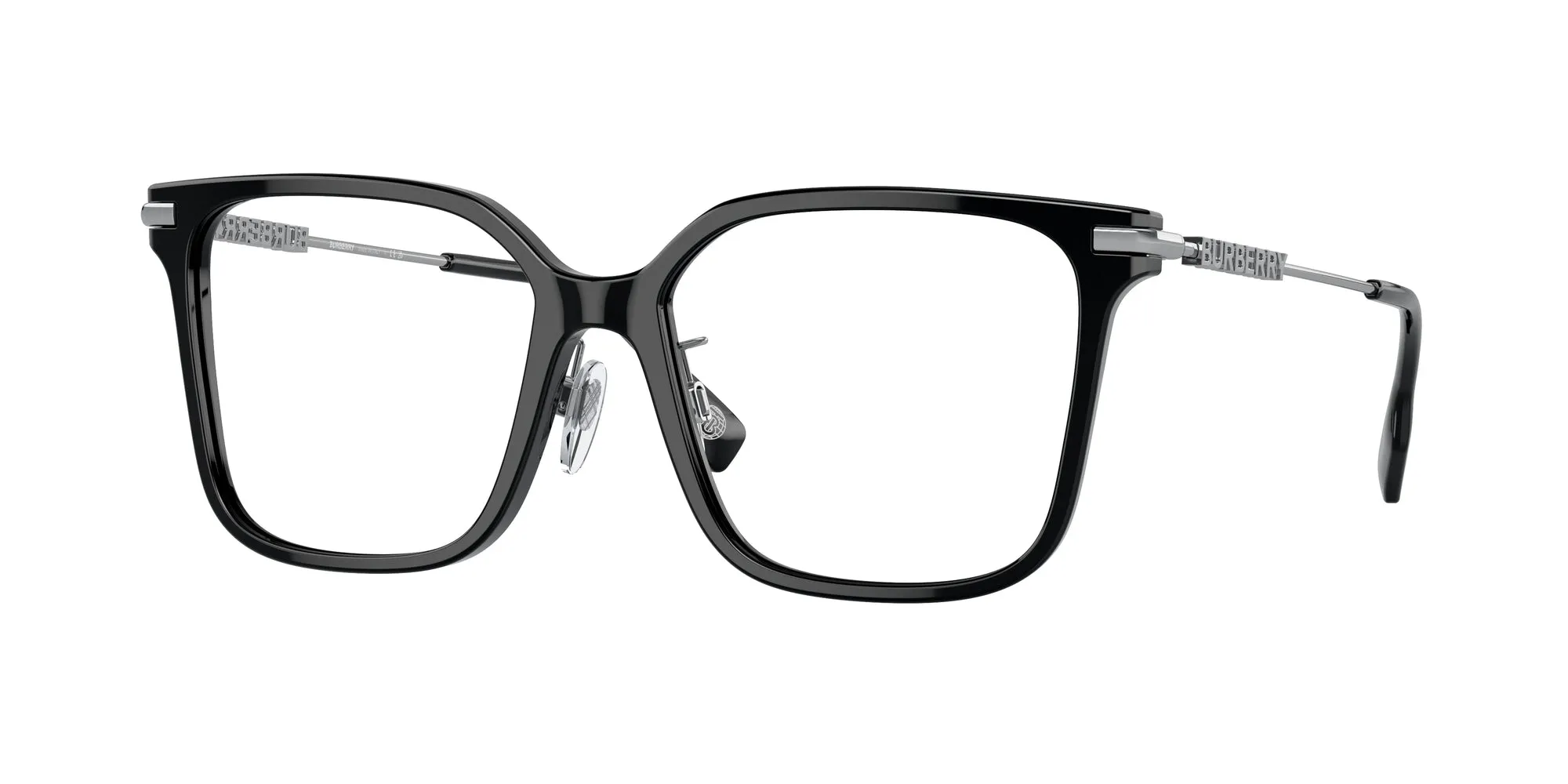 Burberry BE2376 ELIZABETH 3001 Montature da vista Acetato Nero Squadrata - immagine 1