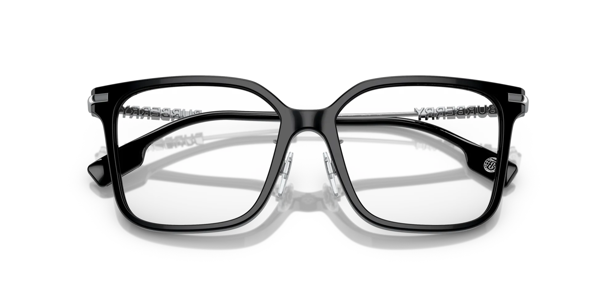Burberry BE2376 ELIZABETH 3001 Montature da vista Acetato Nero Squadrata - immagine 2