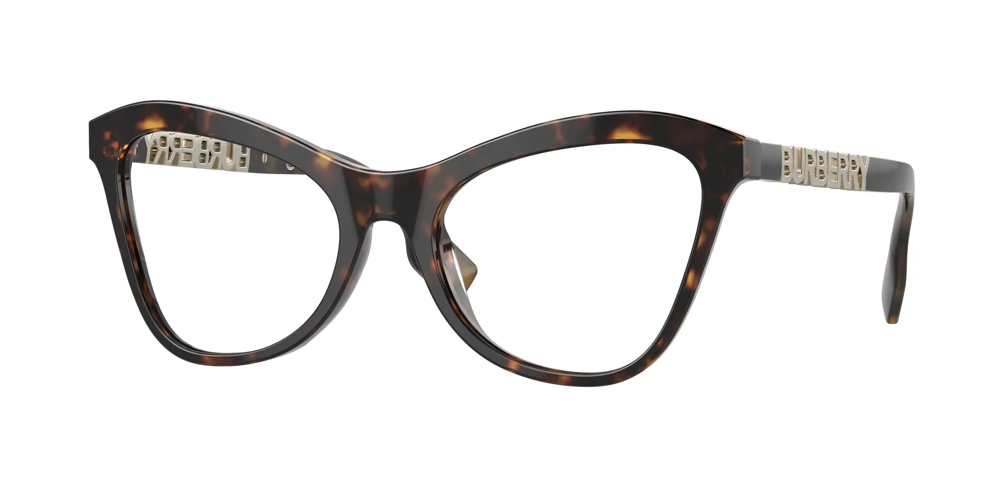 Burberry BE2373U ANGELICA 3002 Montature da vista Acetato Havana Cat Eye - immagine 1