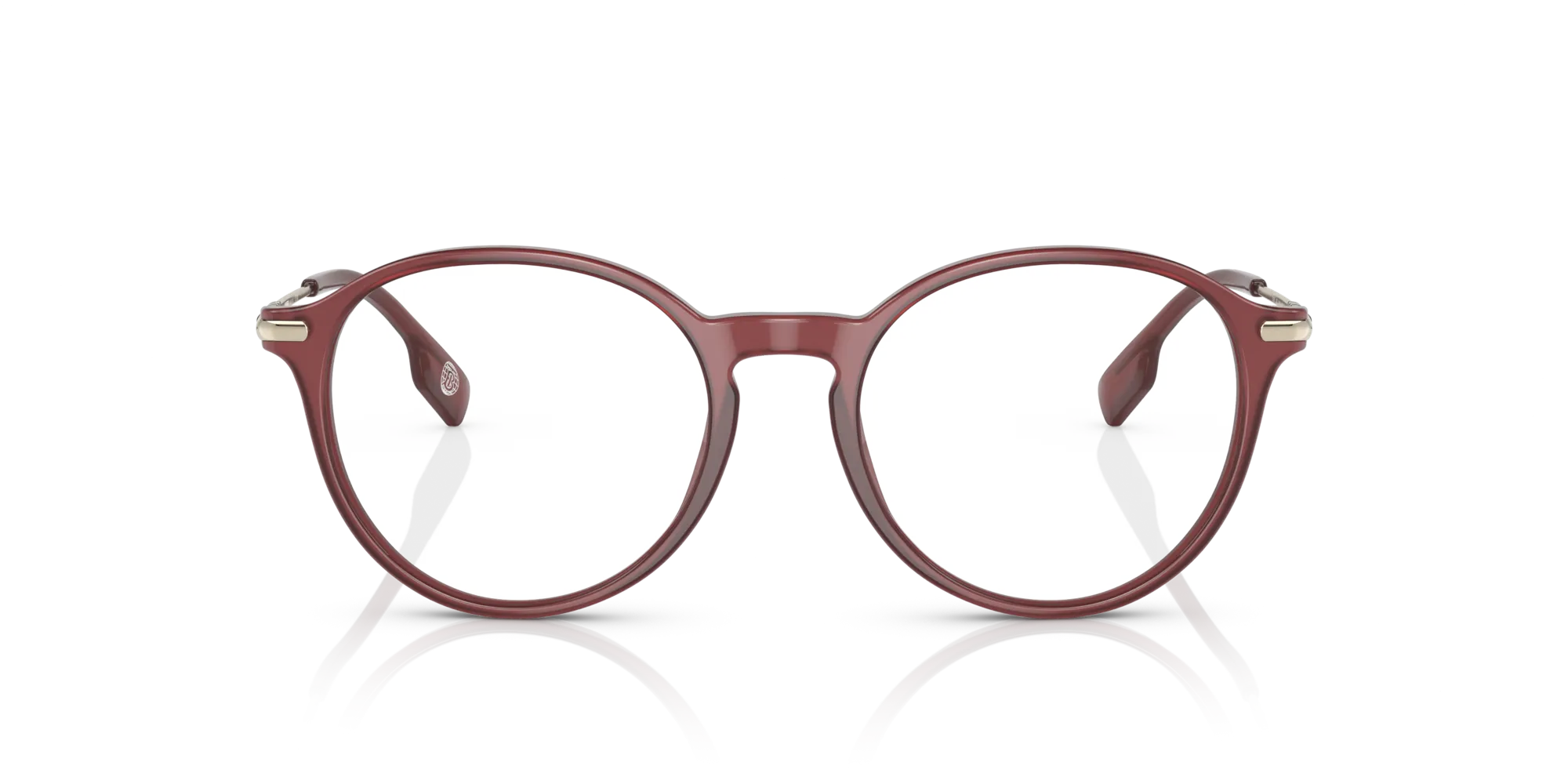 Burberry BE2365 ALISSON 4022 Montature da vista Acetato Rosso Pantos Normale - immagine 3
