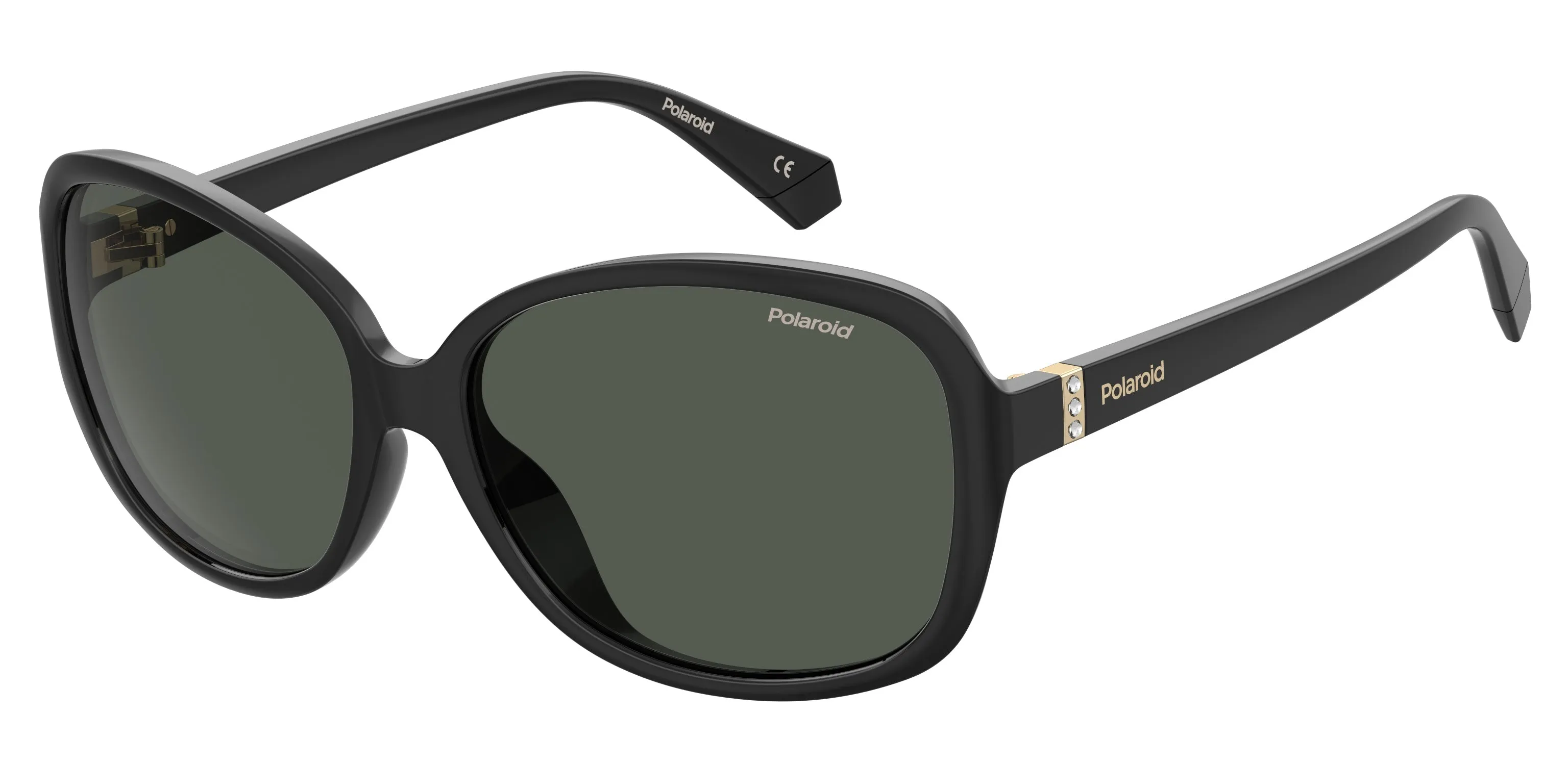 Polaroid PLD 4098/S 807/M9 Occhiali da sole Plastica Nero Grigio Rotonda - immagine 1