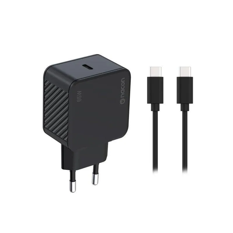 Adattatore Nacon XBXROGADAPT65 65W Power Delivery USB-C Nero - immagine 1