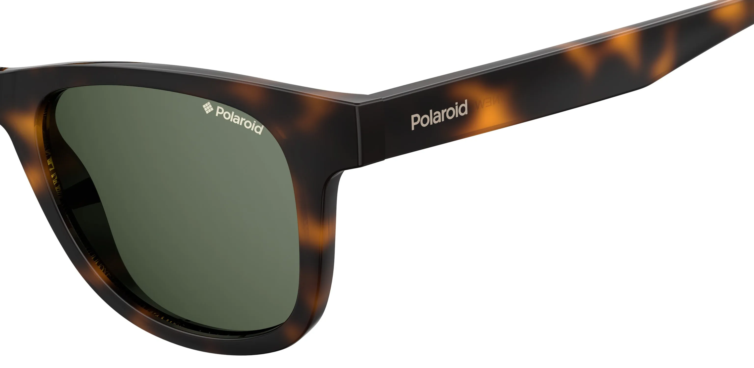 Polaroid PLD 1016/S/NEW 086/UC Occhiali da sole Plastica Havana Verde Squadrata - immagine 3