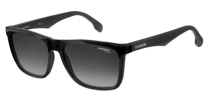 Carrera CARRERA 5041/S 807/9O Occhiali da sole Plastica Nero Grigio Squadrata Sfumato - immagine 1