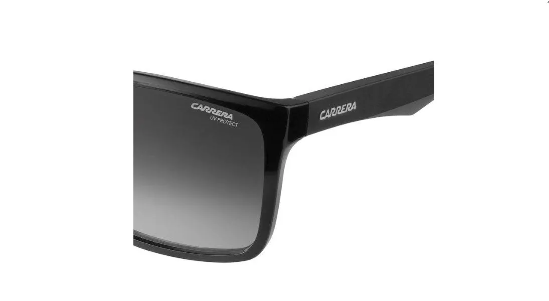 Carrera CARRERA 5039/S 807/9O Occhiali da sole Plastica Nero Grigio Squadrata Sfumato - immagine 3
