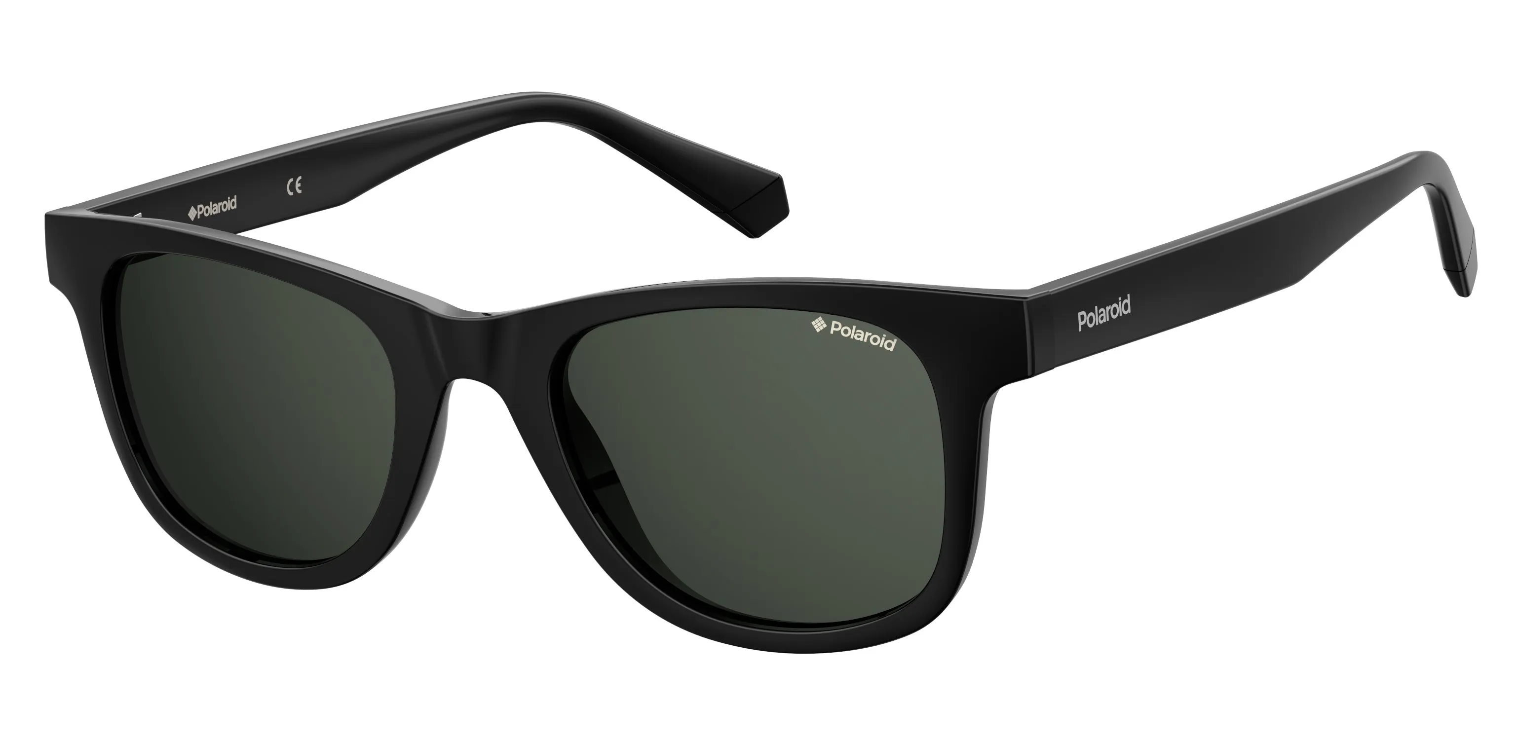 Polaroid PLD 1016/S/NEW 807/M9 Occhiali da sole Plastica Nero Grigio Squadrata Polarizzata - immagine 1