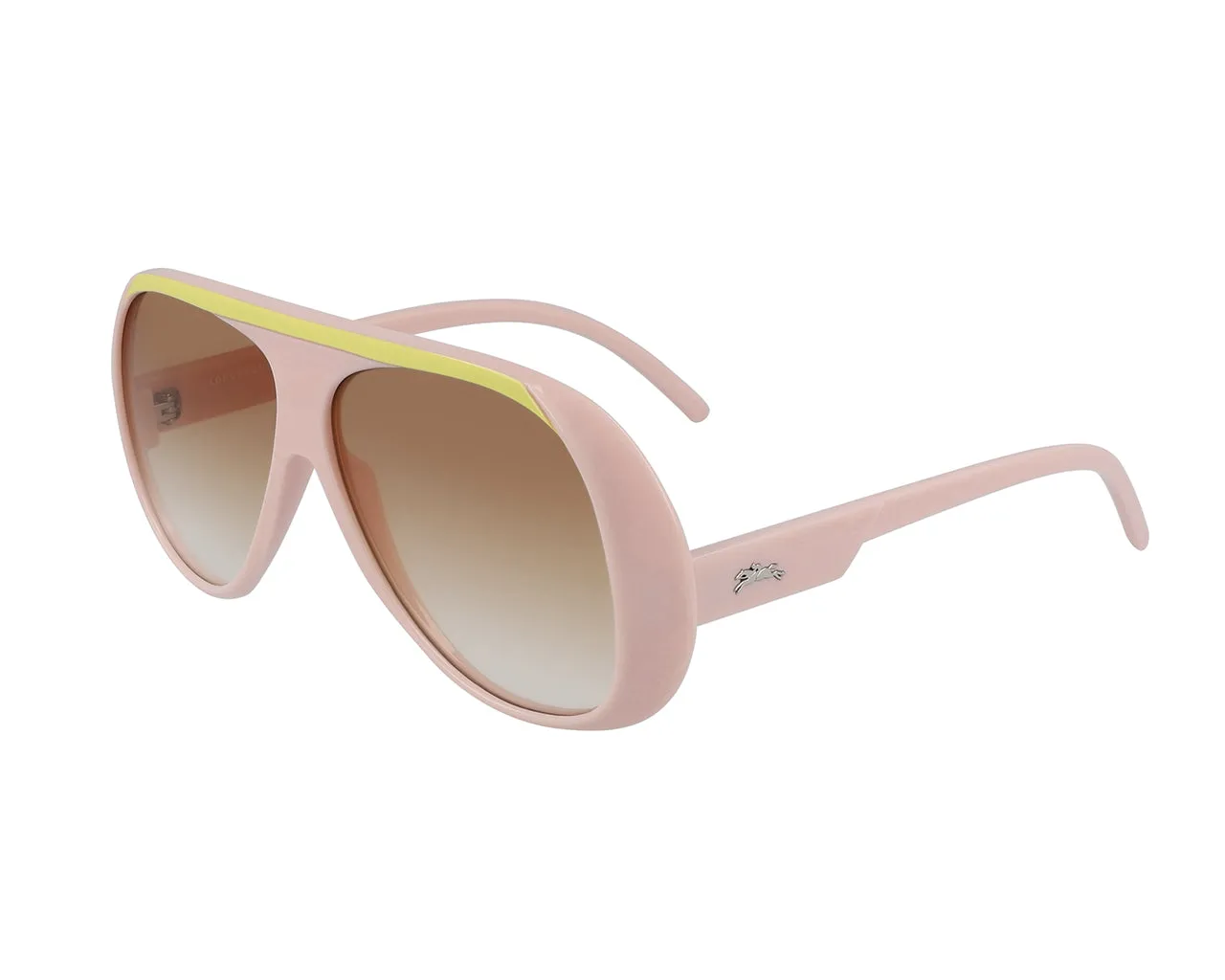 LONGCHAMP LO664S 43468 601 Occhiali da sole Plastica Rosa Marrone Pilot Normale Sfumato - immagine 1