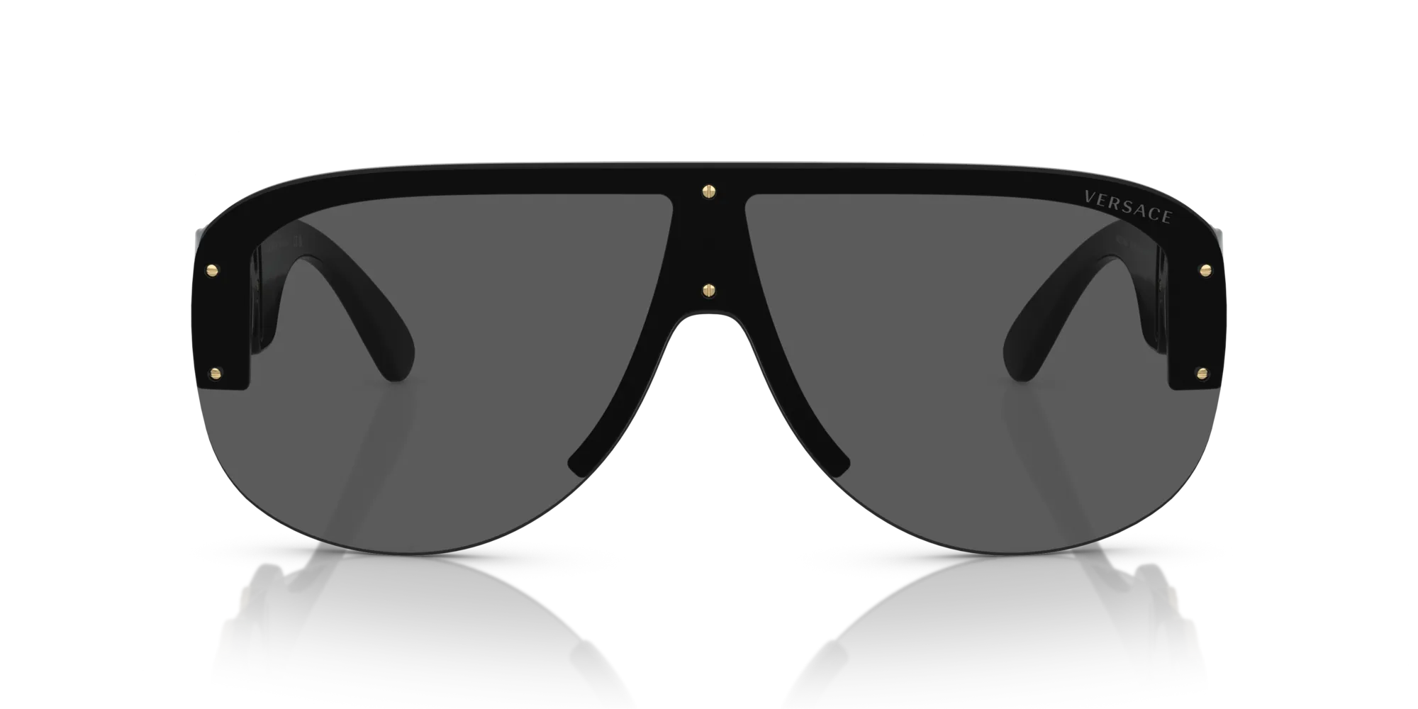 Versace VE4391 GB1/87 Occhiali da sole Nylon Nero Grigio Geometrica Normale - immagine 3