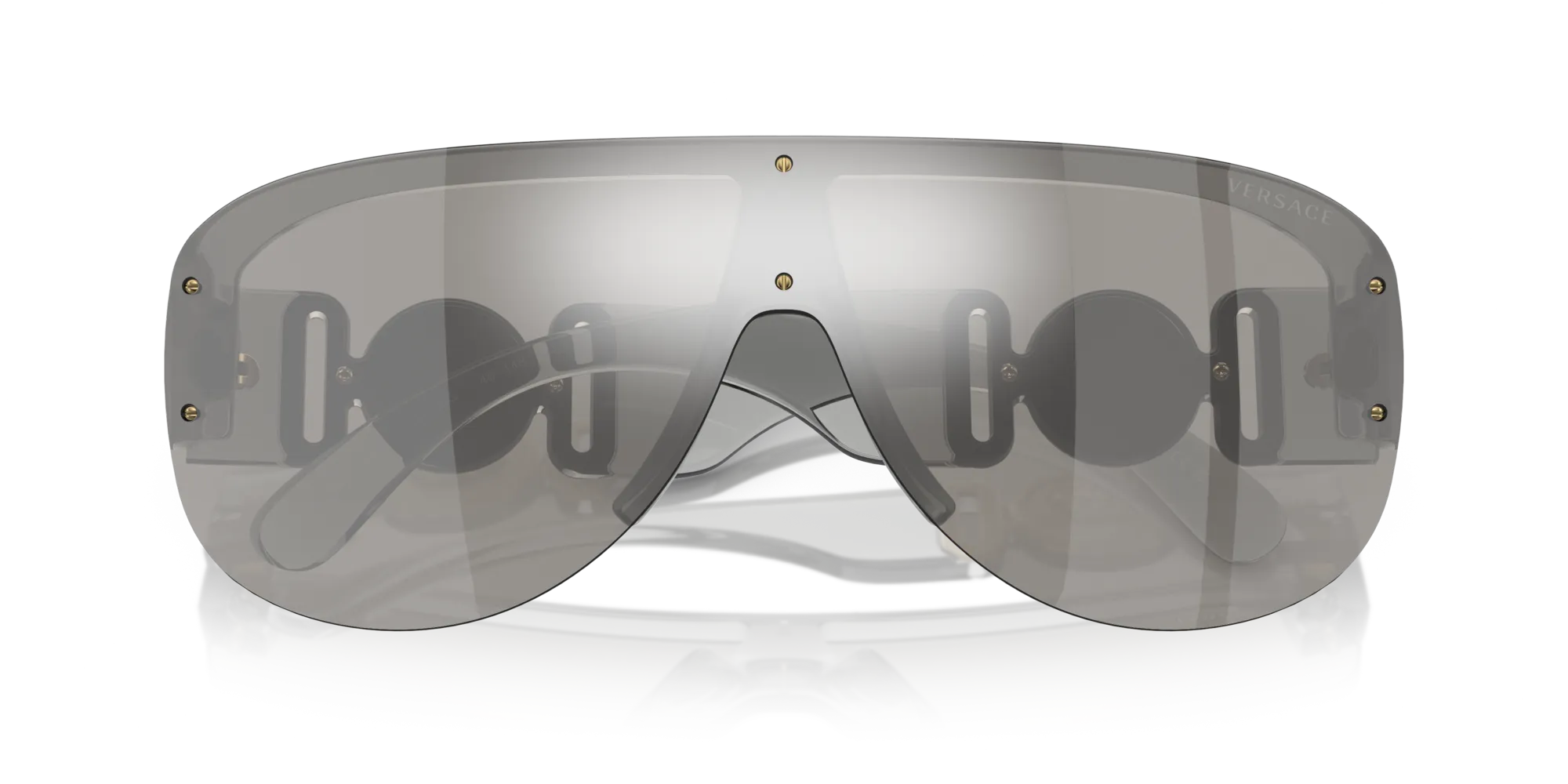 Versace VE4391 311/6G Occhiali da sole Nylon Grigio Grigio Geometrica Specchiate Specchiato - immagine 2