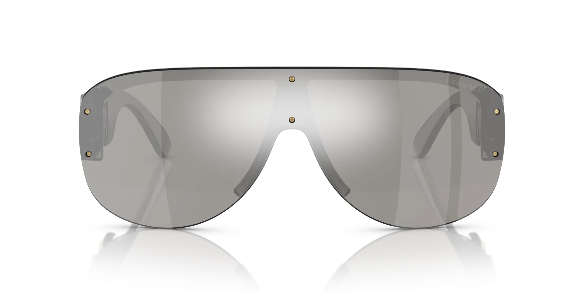 Versace VE4391 311/6G Occhiali da sole Nylon Grigio Grigio Geometrica Specchiate Specchiato - immagine 3