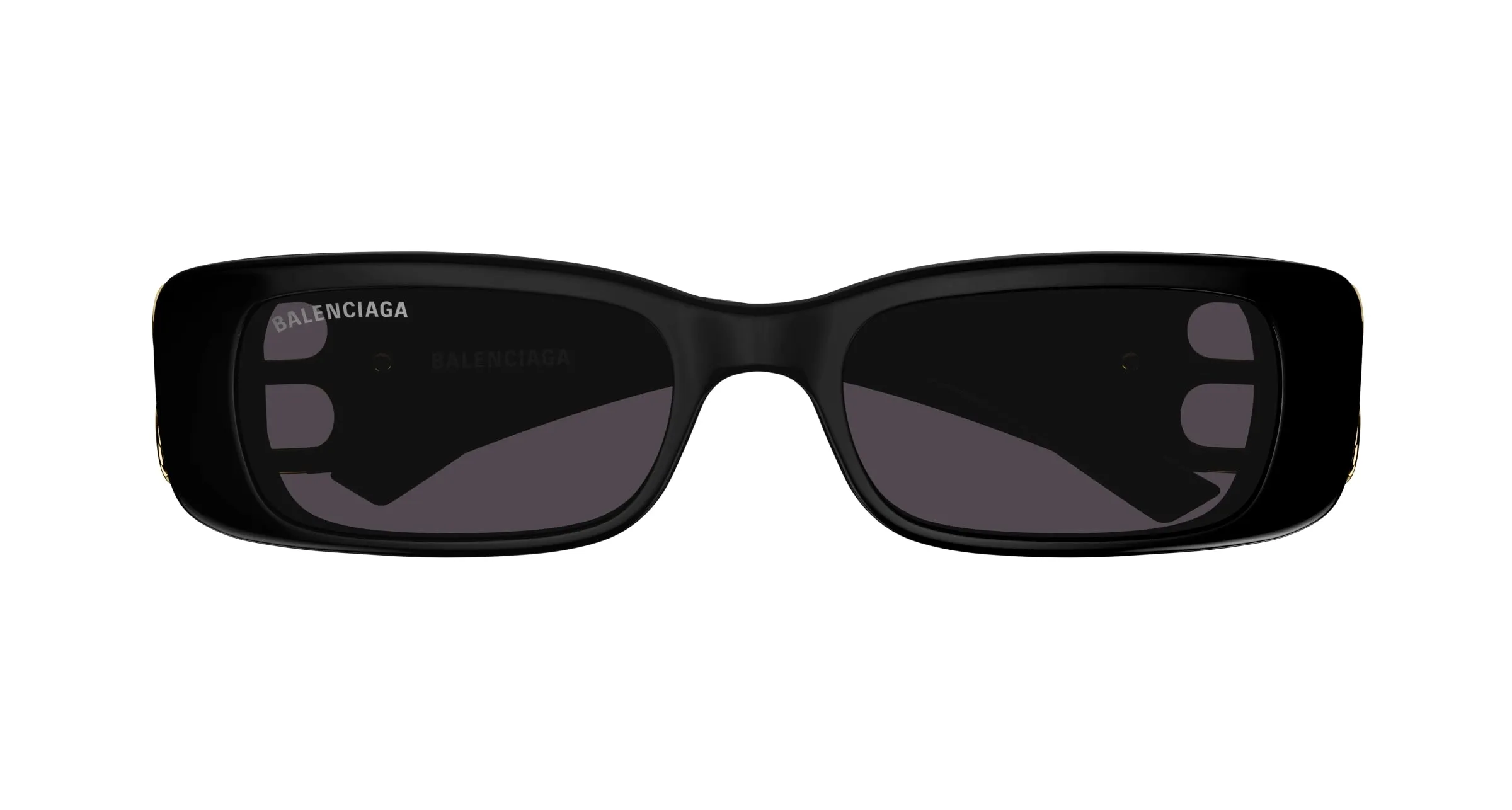 Balenciaga BB0096S 001 Occhiali da sole Acetato Nero Grigio Squadrata Normale - immagine 2