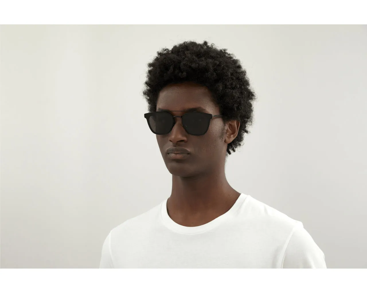 SAINT LAURENT SL 28 METAL 001 Occhiali da sole Metallo Nero Grigio Squadrata Normale Antiriflesso - immagine 4