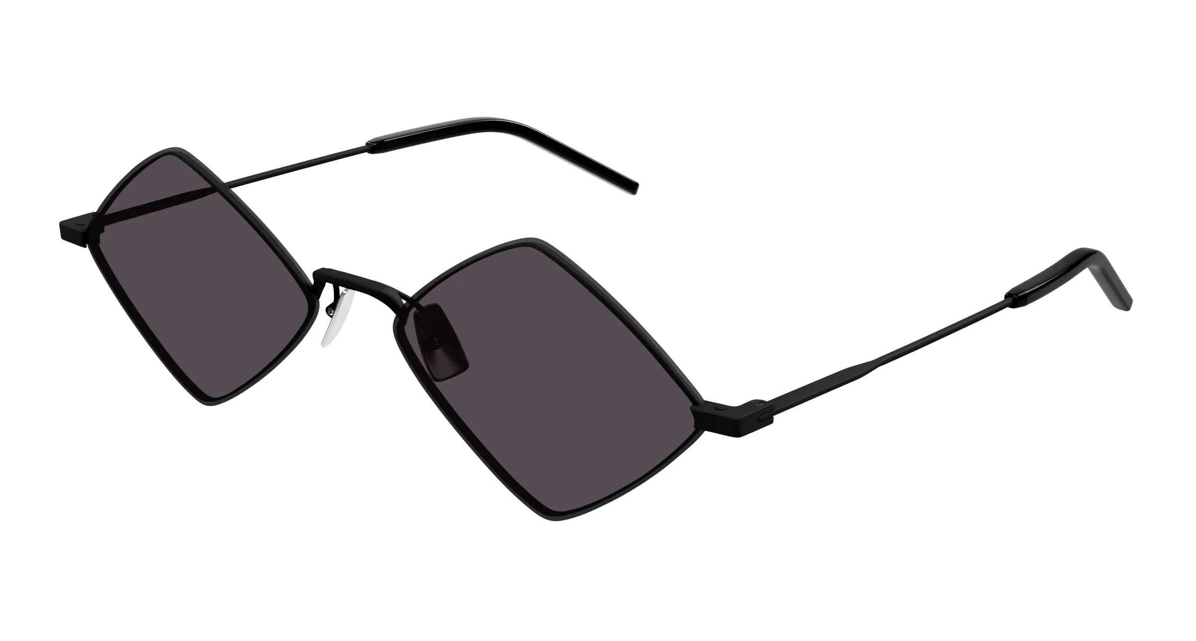SAINT LAURENT SL 302 LISA 002 Occhiali da sole Metallo Nero Nero Geometrica Normale - immagine 1