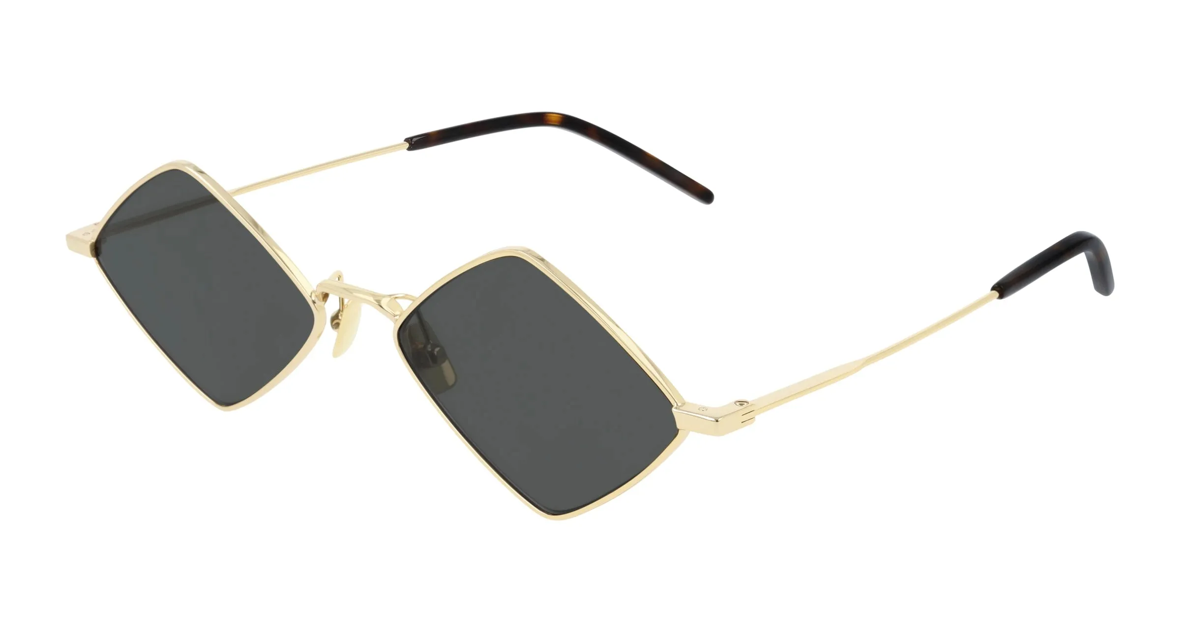 SAINT LAURENT SL 302 LISA 004 Occhiali da sole Metallo Oro Grigio Geometrica Normale - immagine 1